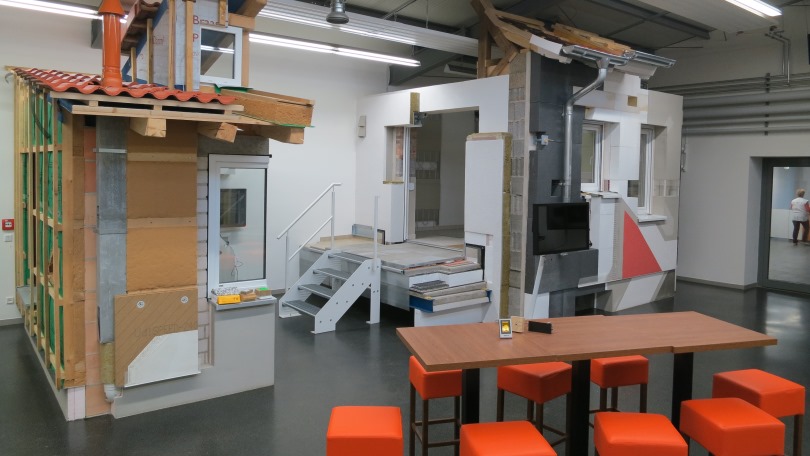 Modell im Praxiszentrum des BTZ Rohr-Kloster. Weiterbildungsstätte Zertifizierter Passivhausplaner.