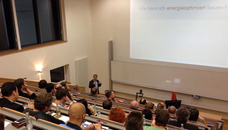 Martin Davignon als Dozent an der Fachhochschule Erfurt, Fakultät Architektur.